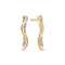 Sif Jakobs 18k Gold Plated Ellera Waves Altro Lungo Earrings SJ-E2763-CZ-YG