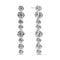 Sif Jakobs 925 Sterling Silver Sardinien Lungo Piccolo Earrings SJ-E2770-CZ
