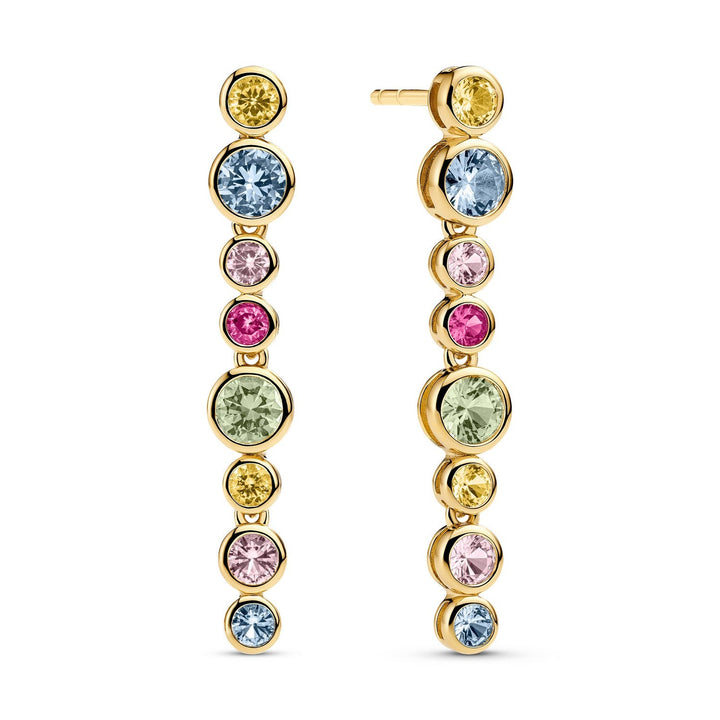 Sif Jakobs 18k Gold Plated Sardinien Lungo Piccolo Earrings SJ-E2770-XCZ-YG