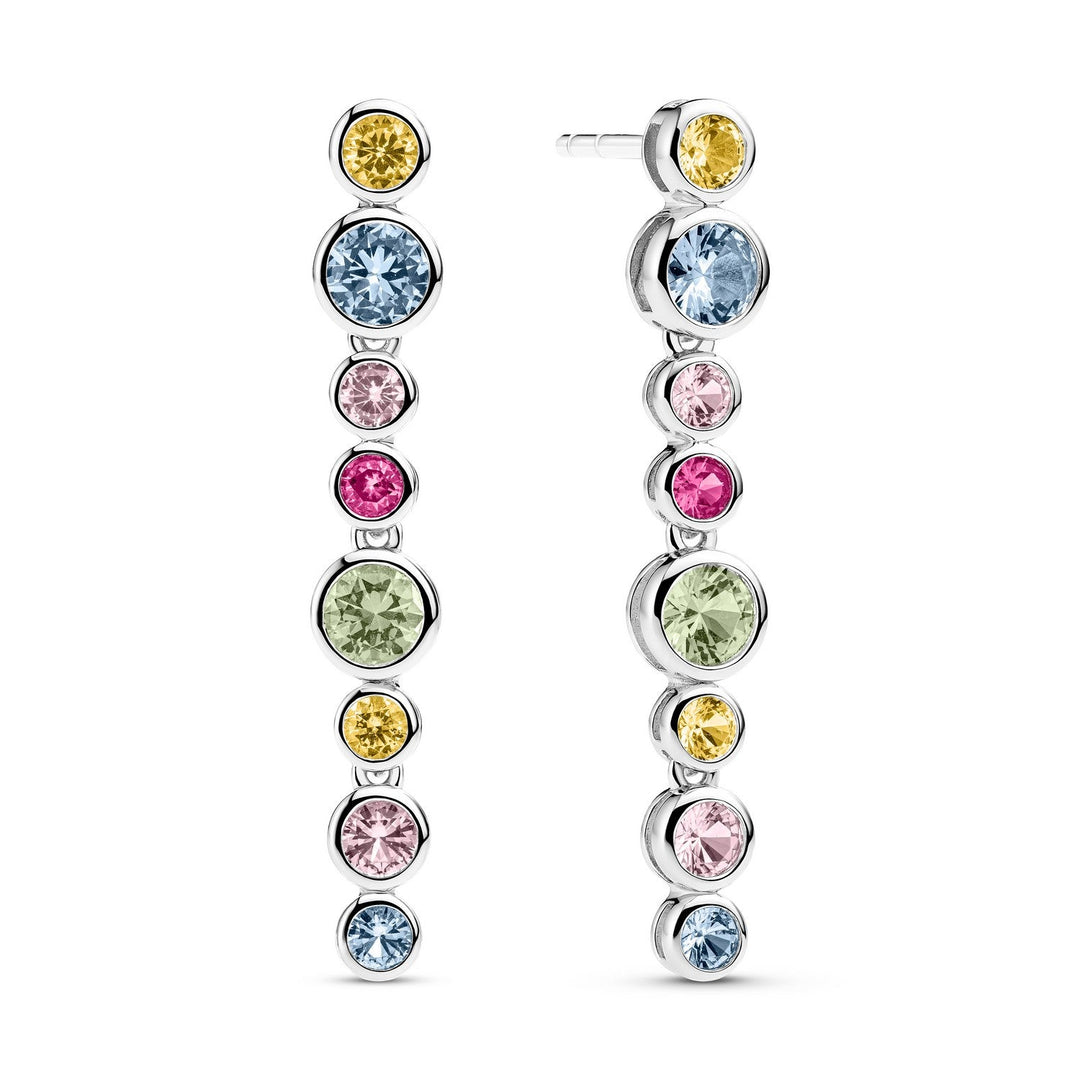 Sif Jakobs 925 Sterling Silver Sardinien Lungo Piccolo Earrings SJ-E2770-XCZ