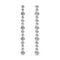Sif Jakobs 925 Sterling Silver Sardinien Lungo Grande Earrings SJ-E2771-CZ