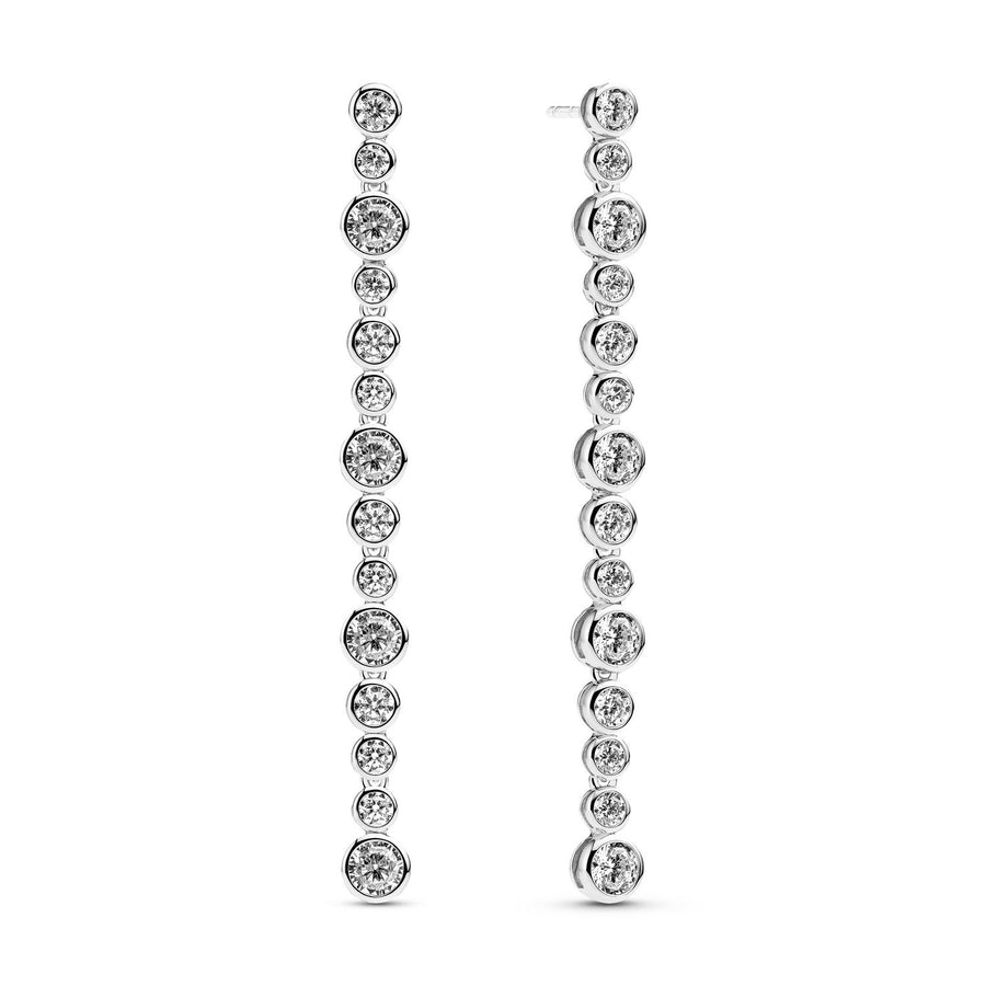 Sif Jakobs 925 Sterling Silver Sardinien Lungo Grande Earrings SJ-E2771-CZ