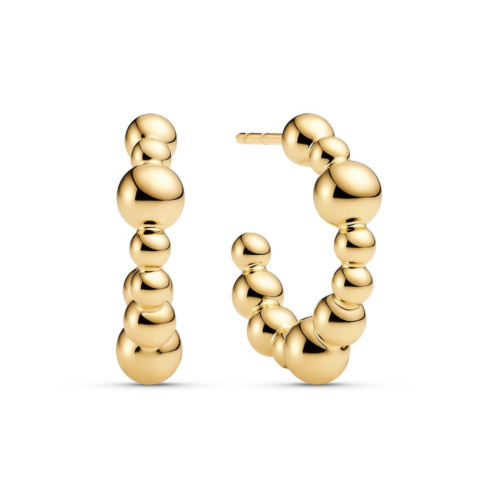 Sif Jakobs 18k Gold Plated Bormio Circolo Piccolo Earrings SJ-E2778-YG