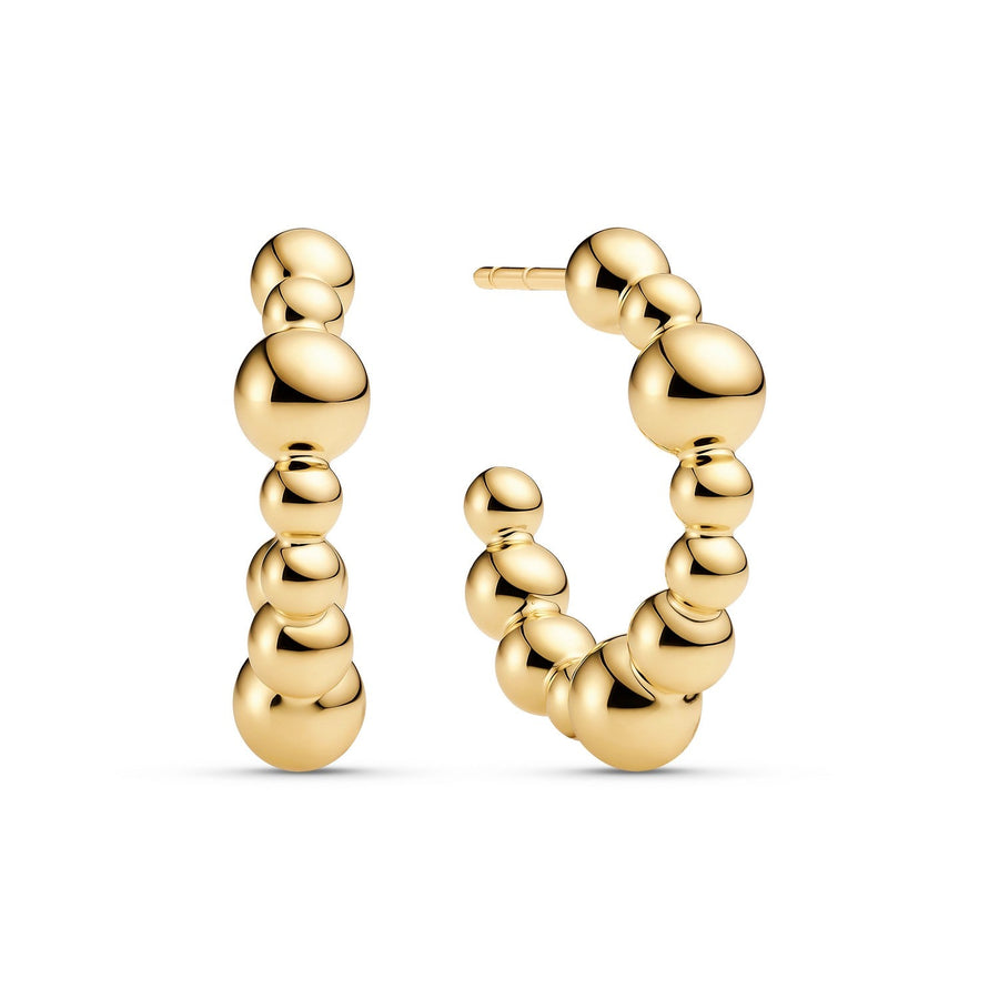 Sif Jakobs 18k Gold Plated Bormio Circolo Piccolo Earrings SJ-E2778-YG