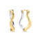 Sif Jakobs 925 Sterling Silver Ellera Waves Pianura Grande Earrings SJ-E3869-2YG
