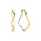 Sif Jakobs 925 Sterling Silver Ellera Waves Pianura X-Grande Earrings SJ-E3879-2YG