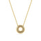Sif Jakobs 18K gold plated Palermo Necklace SJ-N2478-CZ-YG
