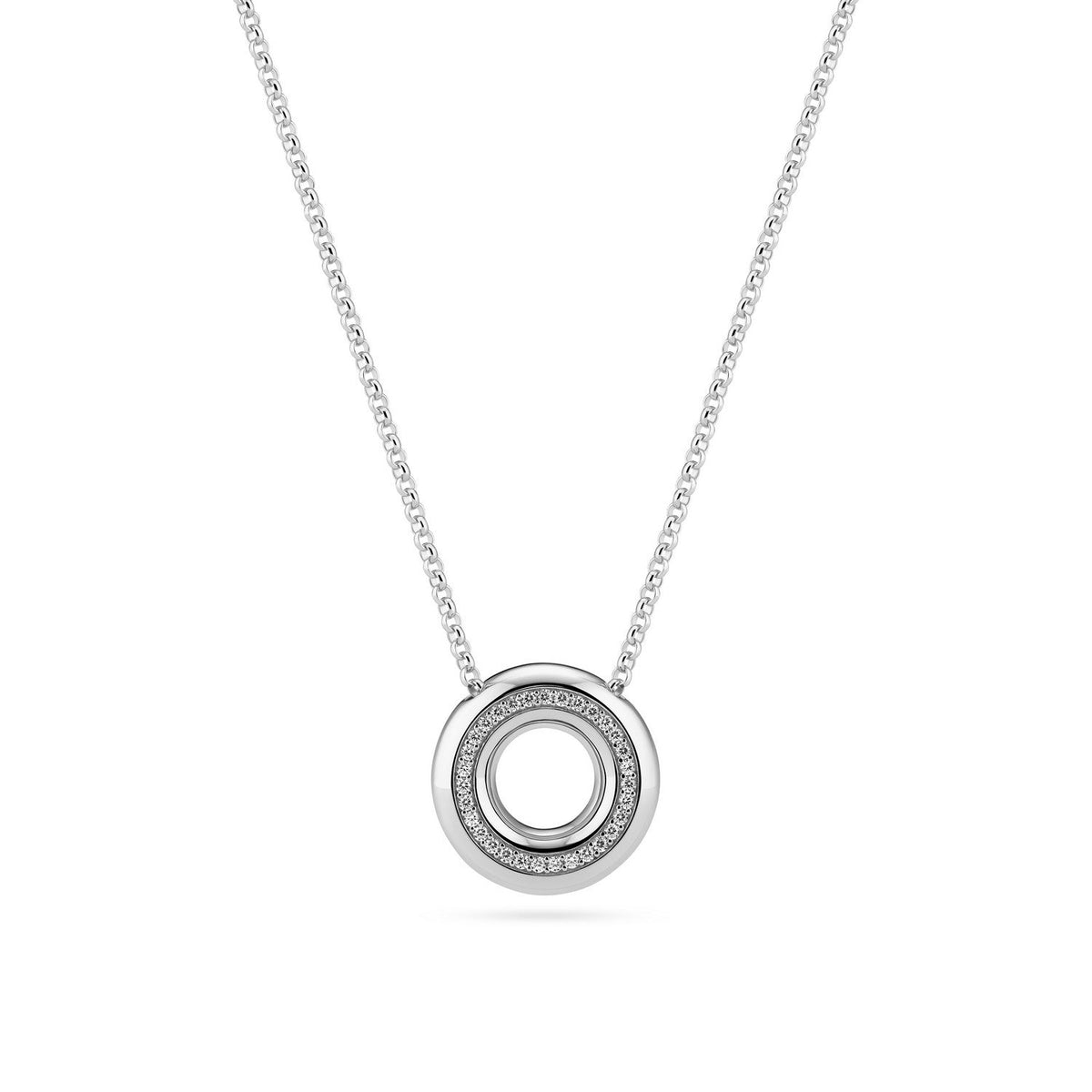 Sif Jakobs 925 Sterling Silver Palermo Necklace SJ-N2478-CZ