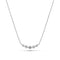 14k White Gold Tiara Piccolo Diamond Necklace SJ-N2518-WD-WG showcasing its exquisite design and radiant lab-grown diamonds.