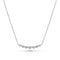 Elegant 14k White Gold Tiara Grande Diamond Necklace SJ-N2519-WD-WG showcasing a polished design with sparkling lab-grown diamonds, ideal luxury accessory.
