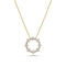 Stunning 14k Yellow Gold Brina Diamond Necklace SJ-N2533-WD-YG featuring exquisite lab-grown diamonds, perfect for luxury jewelry collection.