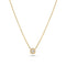 14k White Gold + Gold Rome Diamond Necklace SJ-N2555-WD-WG-YG, featuring a delicate chain and a sparkling lab-grown diamond pendant, epitomizing luxury in fine jewelry. Perfect for elegant occasions, this Necklace showcases exquisite craftsmanship.