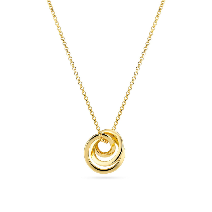 Sif Jakobs 18K gold plated Spirale Pianura Piccolo Necklace SJ-N2588-YG