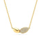 Sif Jakobs 18K gold plated Goccia Due Necklace SJ-N2589-CZ-YG