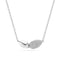 Sif Jakobs 925 Sterling Silver Goccia Due Necklace SJ-N2589-CZ