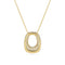 Sif Jakobs 18K gold plated Borsa Grande Necklace SJ-N2621-CZ-YG