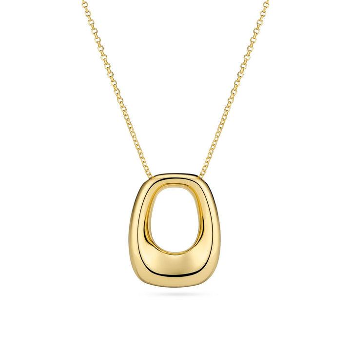 Sif Jakobs 18K gold plated Borsa Pianura Grande Necklace SJ-N2621-YG