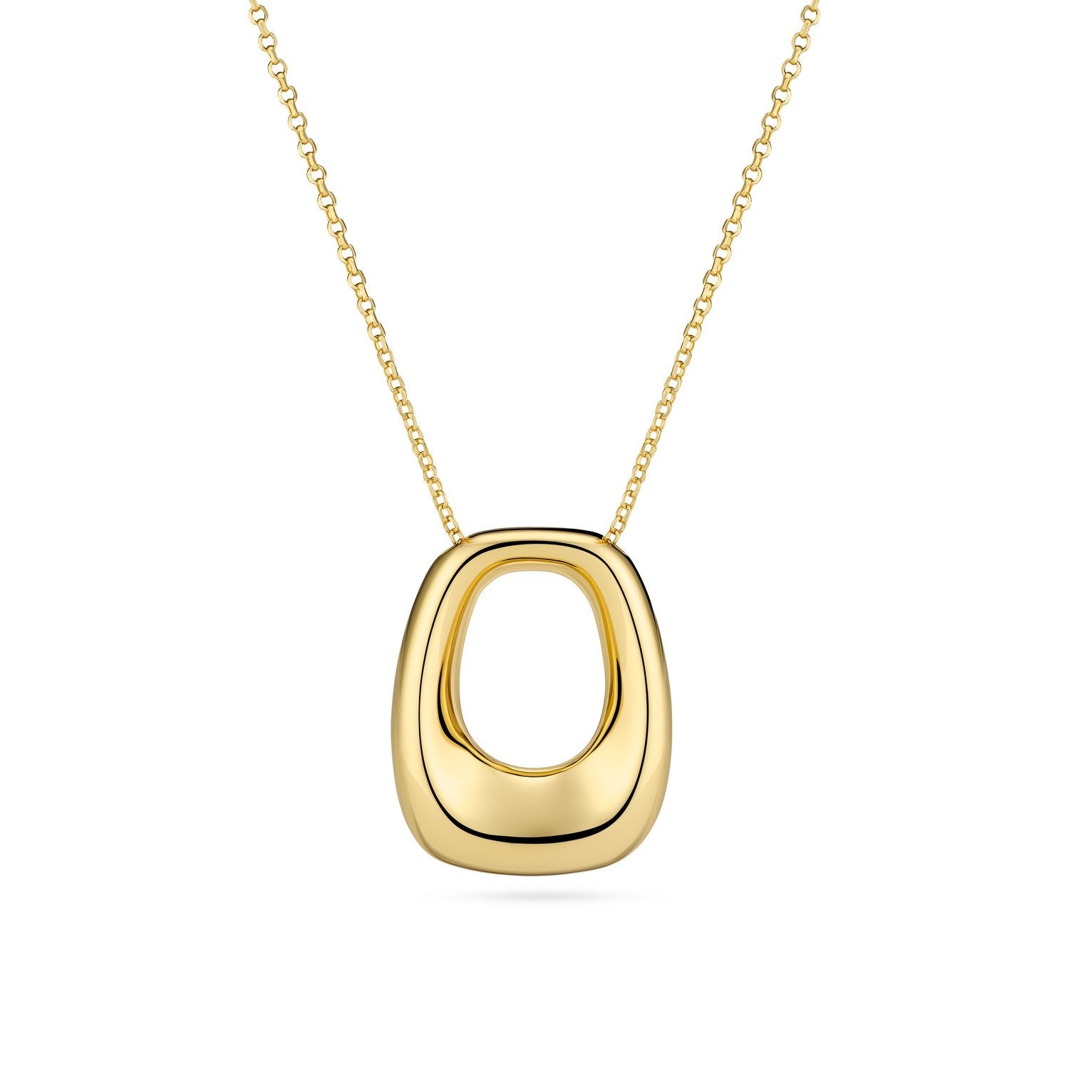 Sif Jakobs 18K gold plated Borsa Pianura Grande Necklace SJ-N2621-YG