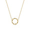 18k Gold Plated Gocciolina Circolo Necklace SJ-N2627-YG