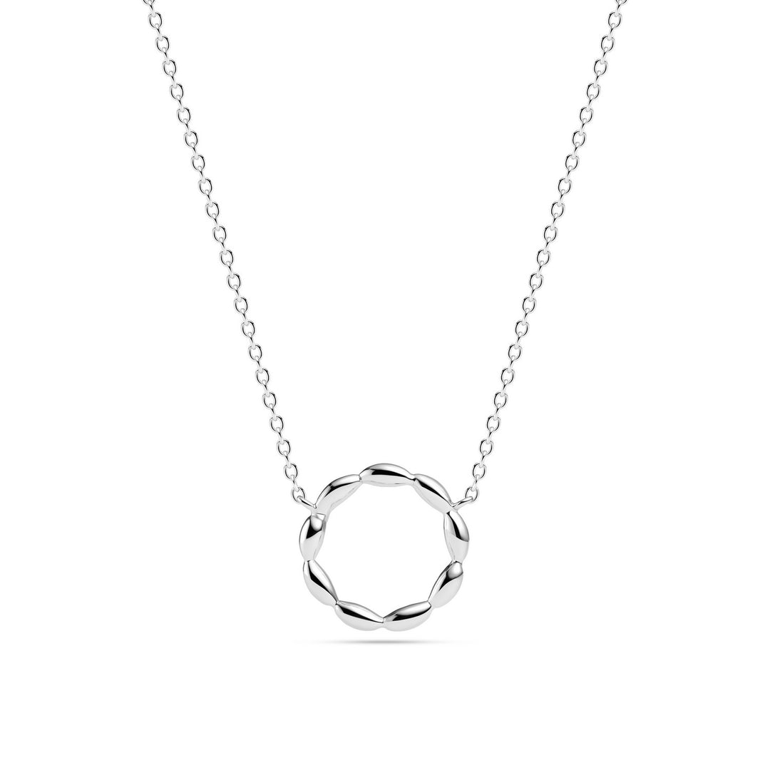 Sterling Silver Gocciolina Circolo Necklace SJ-N2627