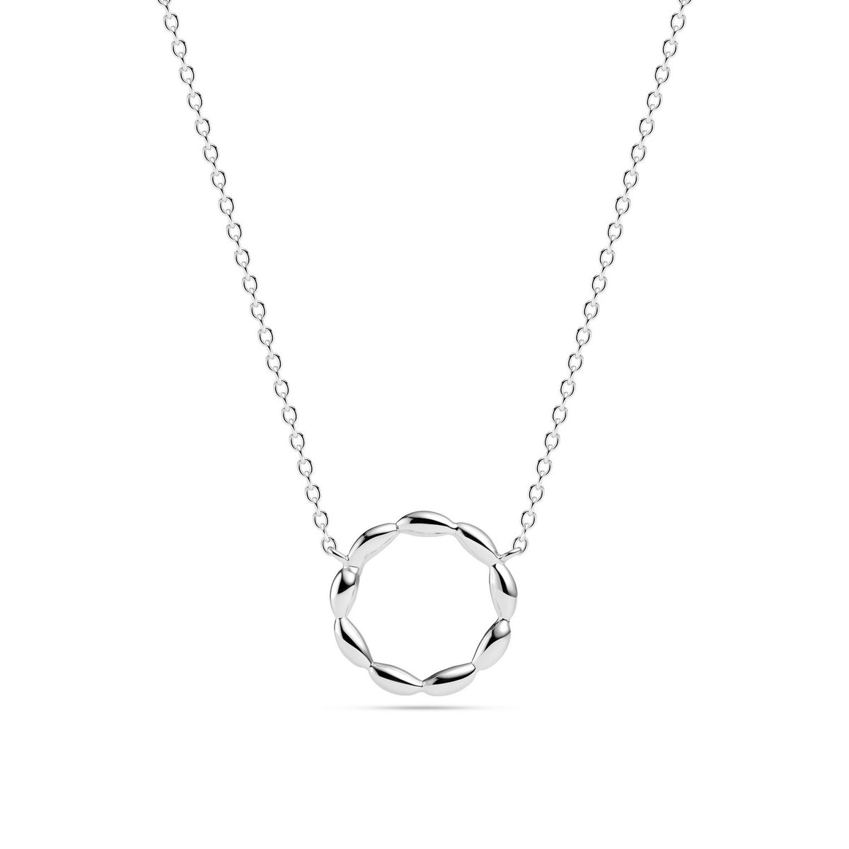 Sterling Silver Gocciolina Circolo Necklace SJ-N2627