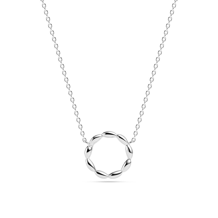 Sterling Silver Gocciolina Circolo Necklace SJ-N2627