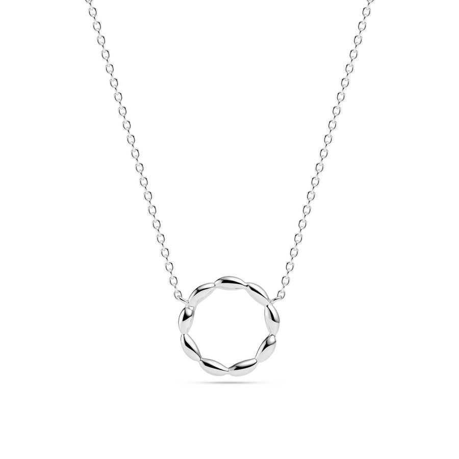 Sterling Silver Gocciolina Circolo Necklace SJ-N2627