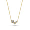 Sif Jakobs 18k Gold Plated Sardinien Tre Necklace SJ-N2631-CZ-YG