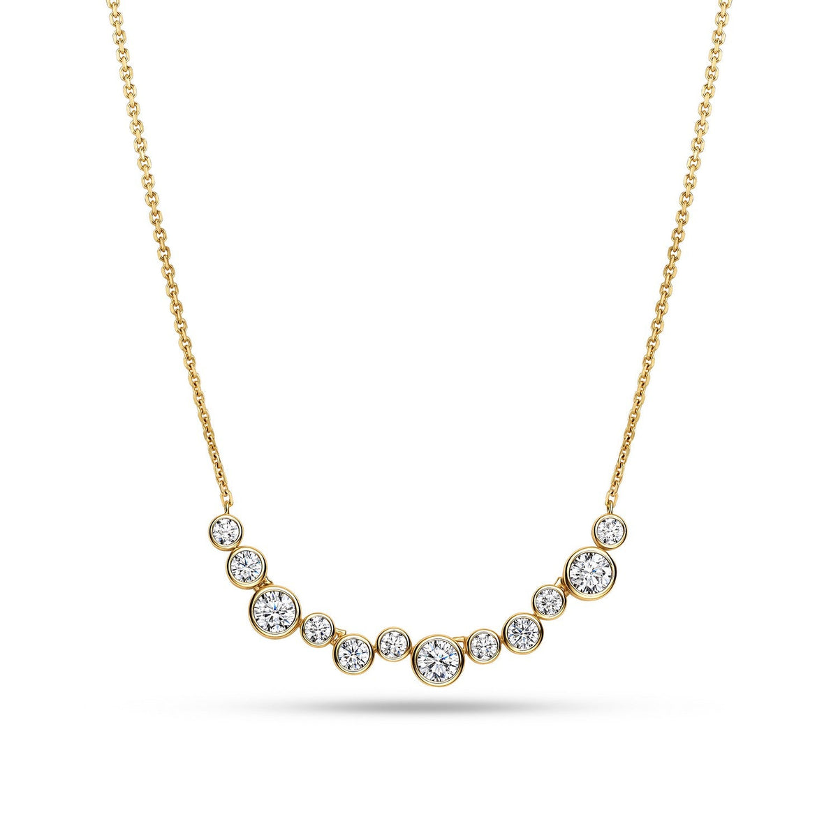Sif Jakobs 18k Gold Plated Sardinien Dodici Necklace SJ-N2774-CZ-YG