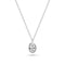 Sif Jakobs 925 Sterling Silver Sardinien Ovale Necklace SJ-N2795-CZ