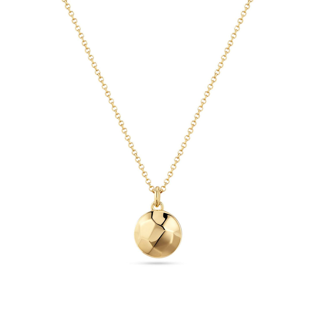 18K Gold Plated Roccia Circolo Necklace SJ-P2727-YG