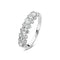 Stunning 14k White Gold Fior Diamond Ring SJ-R2525-WD-WG featuring a polished design with radiant lab-grown diamonds, showcasing elegance and luxury.