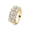 14k Yellow Gold Ariccia Diamond Ring SJ-R2531-WD-YG showcasing a stunning design with round brilliant cut lab-grown diamonds, perfect for luxurious elegance.