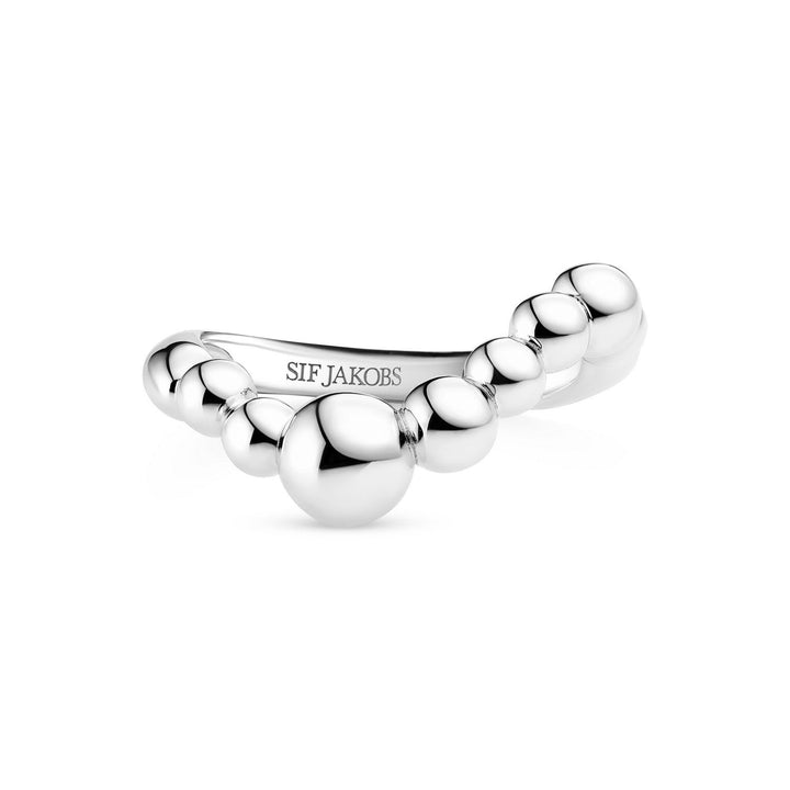 Sif Jakobs 925 Sterling Silver Bormio Wave Ring SJ-R2589