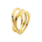 Sif Jakobs 18K gold plated Spirale Pianura Ring SJ-R2590-YG