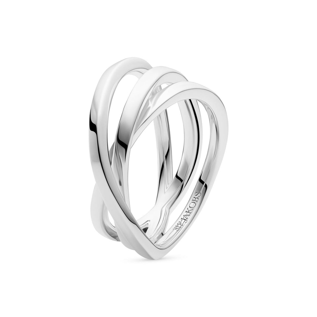 Sif Jakobs 925 Sterling Silver Spirale Pianura Ring SJ-R2590