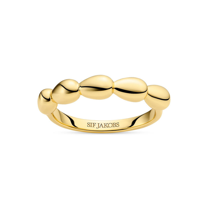 Sif Jakobs 18K gold plated Goccia Piccolo Pianura Ring SJ-R2594-YG