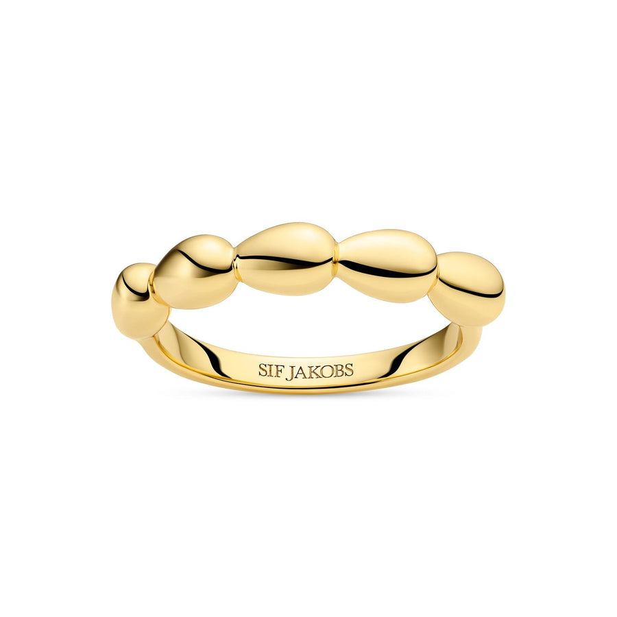 Sif Jakobs 18K gold plated Goccia Piccolo Pianura Ring SJ-R2594-YG