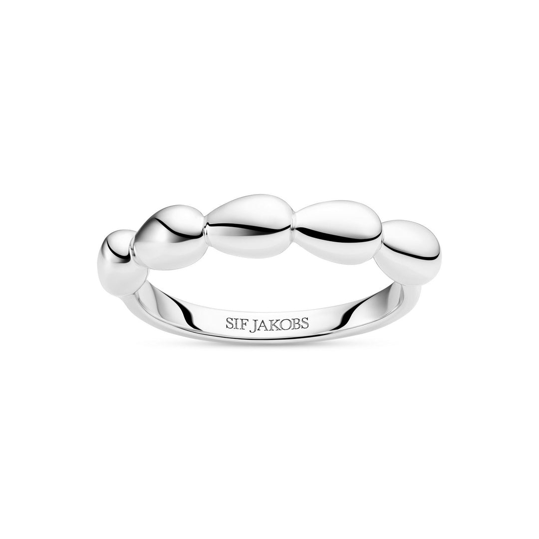 Sif Jakobs 925 Sterling Silver Goccia Piccolo Pianura Ring SJ-R2594
