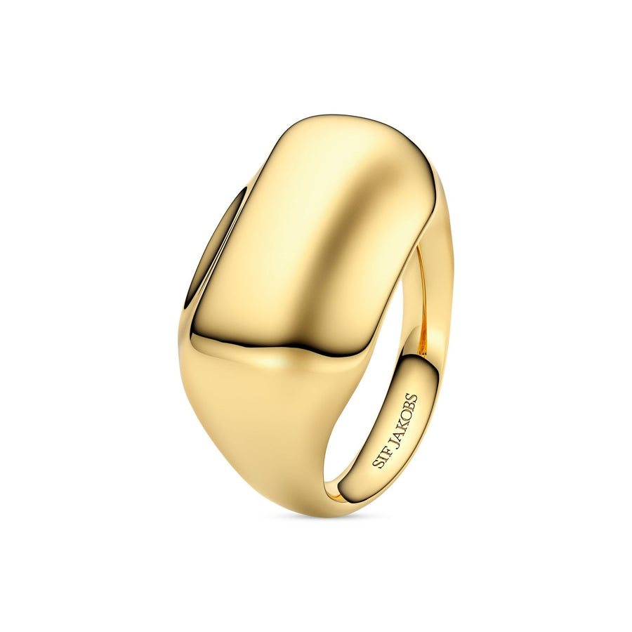 Sif Jakobs 18K gold plated Borsa Pianura Ring SJ-R2621-YG