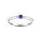 Sterling Silver Blue Zirconia Sarzana Uno Ring SJ-R2632-BL