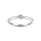 Sterling Silver White Zirconia Sarzana Uno Ring SJ-R2632-CZ