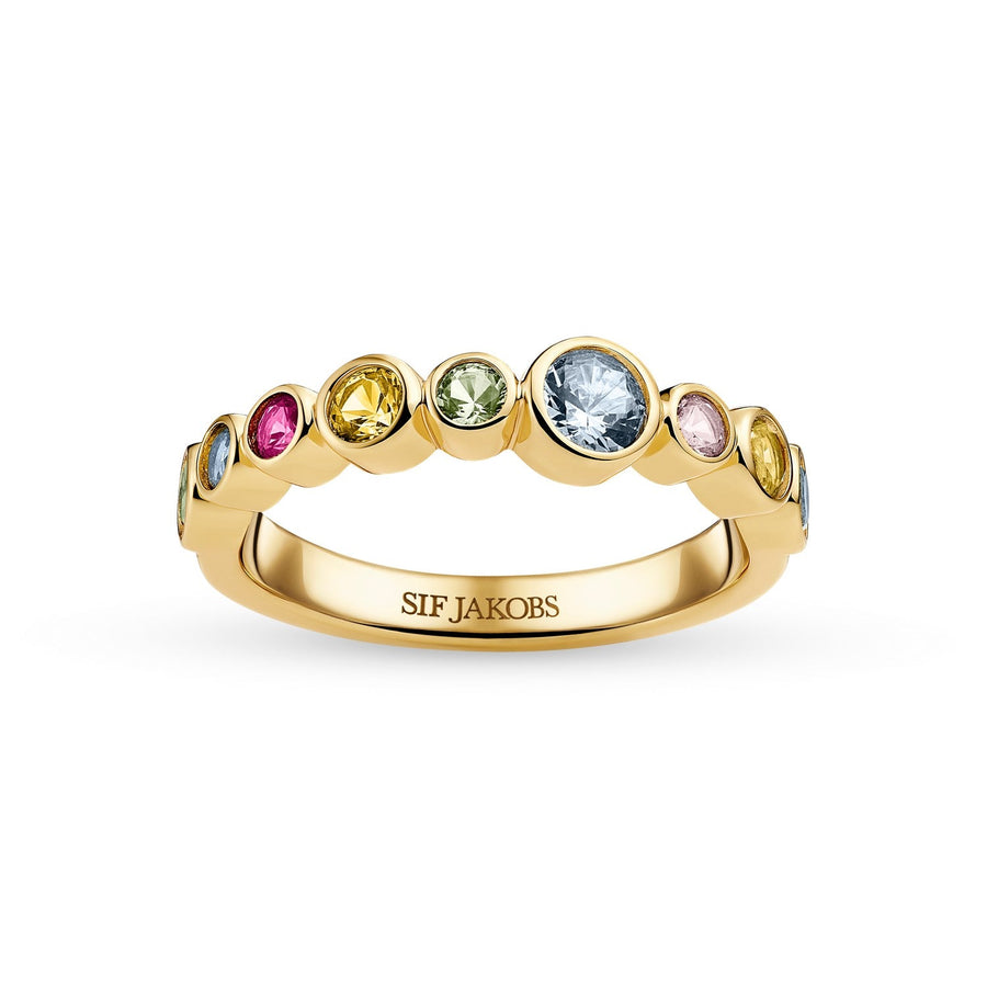 Sif Jakobs 18k Gold Plated Sardinien Ring SJ-R2770-XCZ-YG