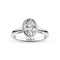 Sif Jakobs 925 Sterling Silver Sardinien Ovale Grande Ring SJ-R2796-CZ