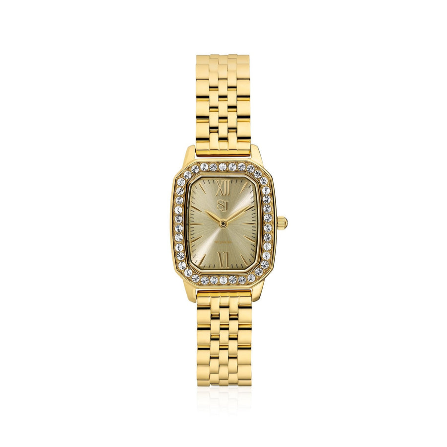 Sif Jakobs Stainless Steel Luciana Watch SJ-W2742-CZ-YG