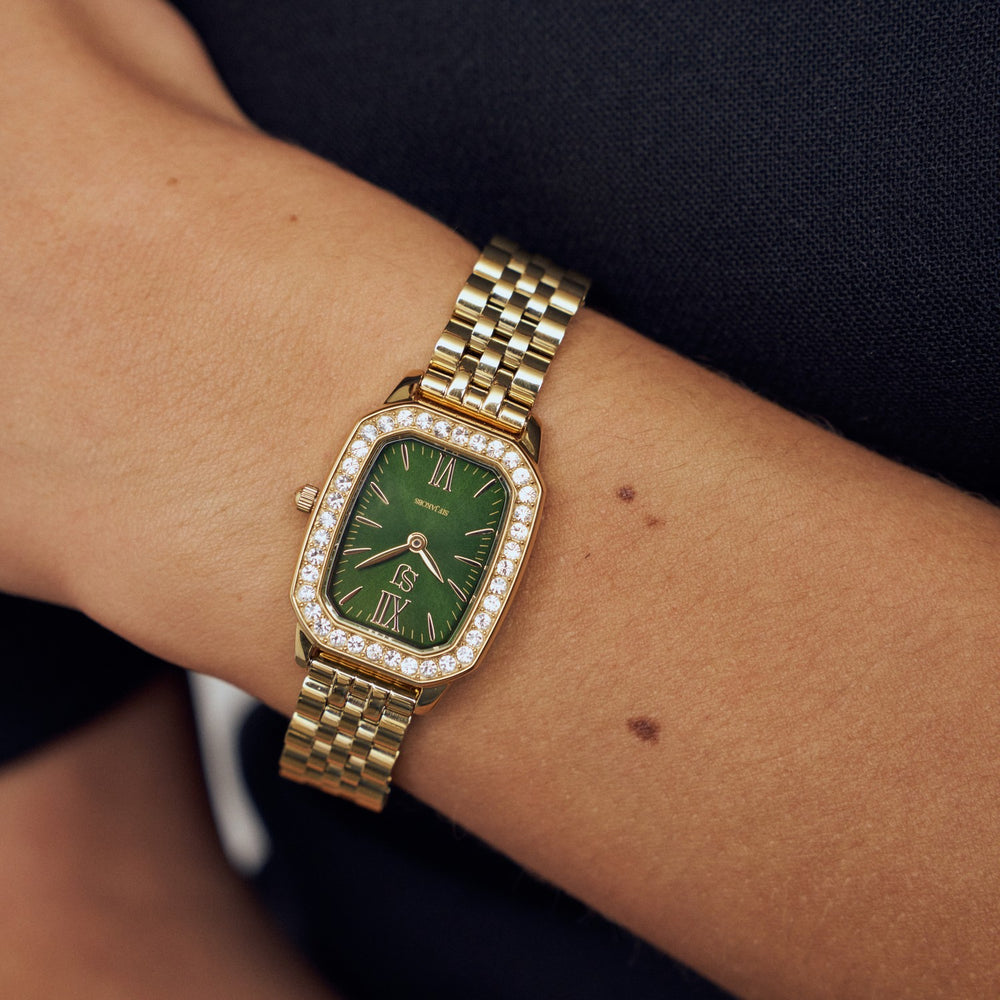 Sif Jakobs Stainless Steel Luciana Watch SJ-W2743-CZ-YG