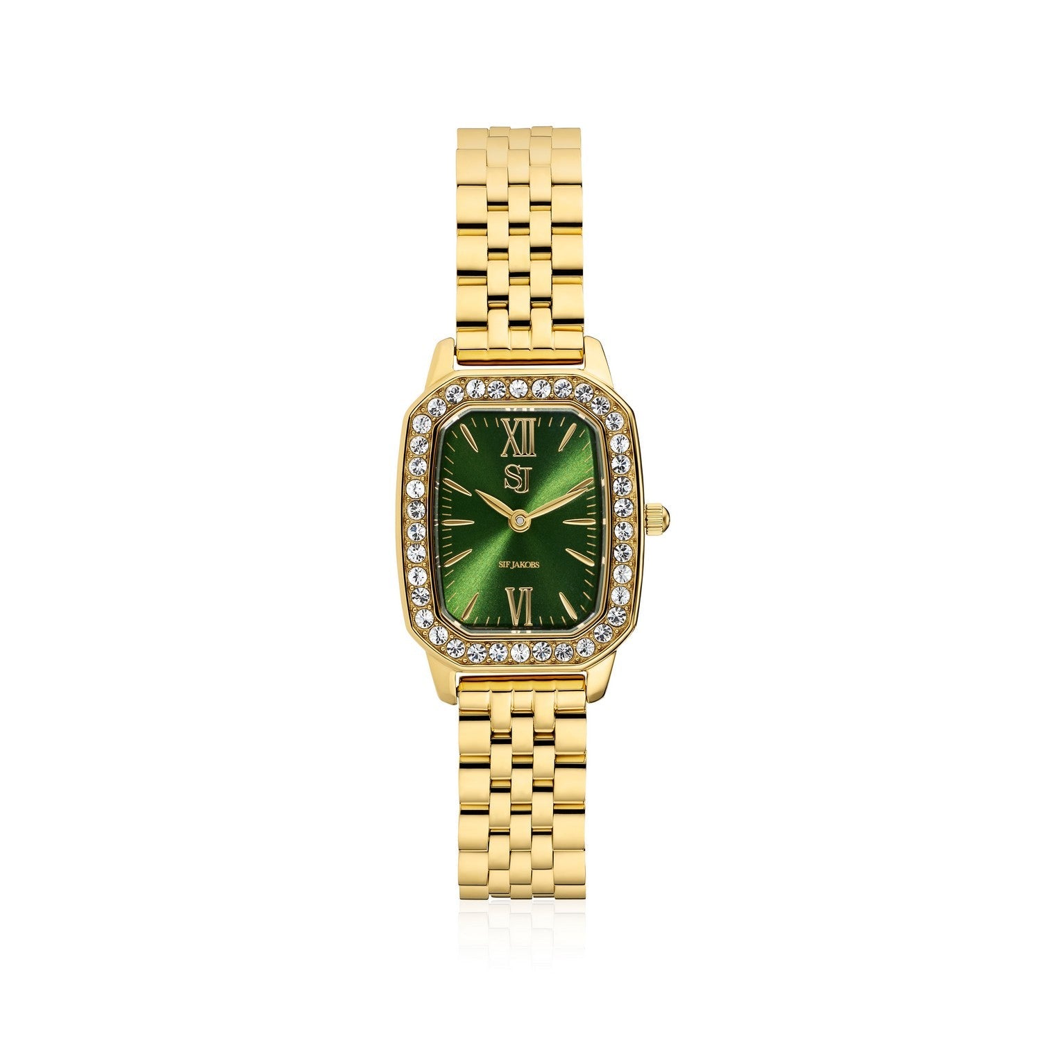 Sif Jakobs Stainless Steel Luciana Watch SJ-W2743-CZ-YG