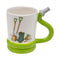 Garden Hose Ceramic Shaped Handle Mug SMUG101