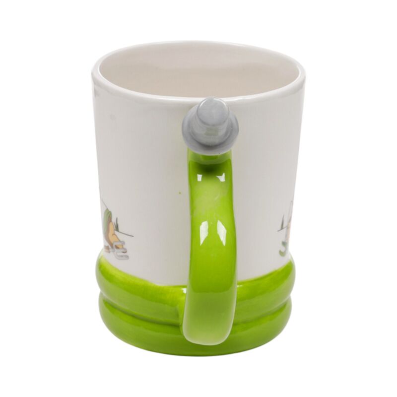 Garden Hose Ceramic Shaped Handle Mug SMUG101