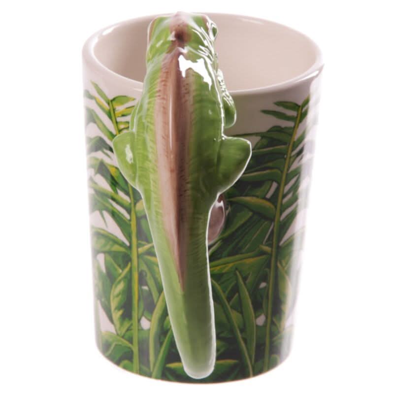 Chameleon Ceramic Shaped Handle Mug SMUG75